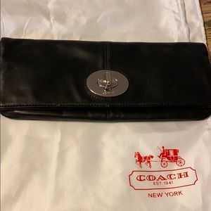 Black Coach Clutch Purse